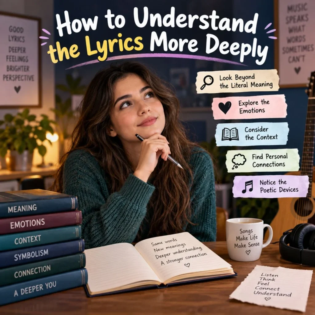 How to understand song lyrics more deeply through emotions, context, symbolism, and personal connection