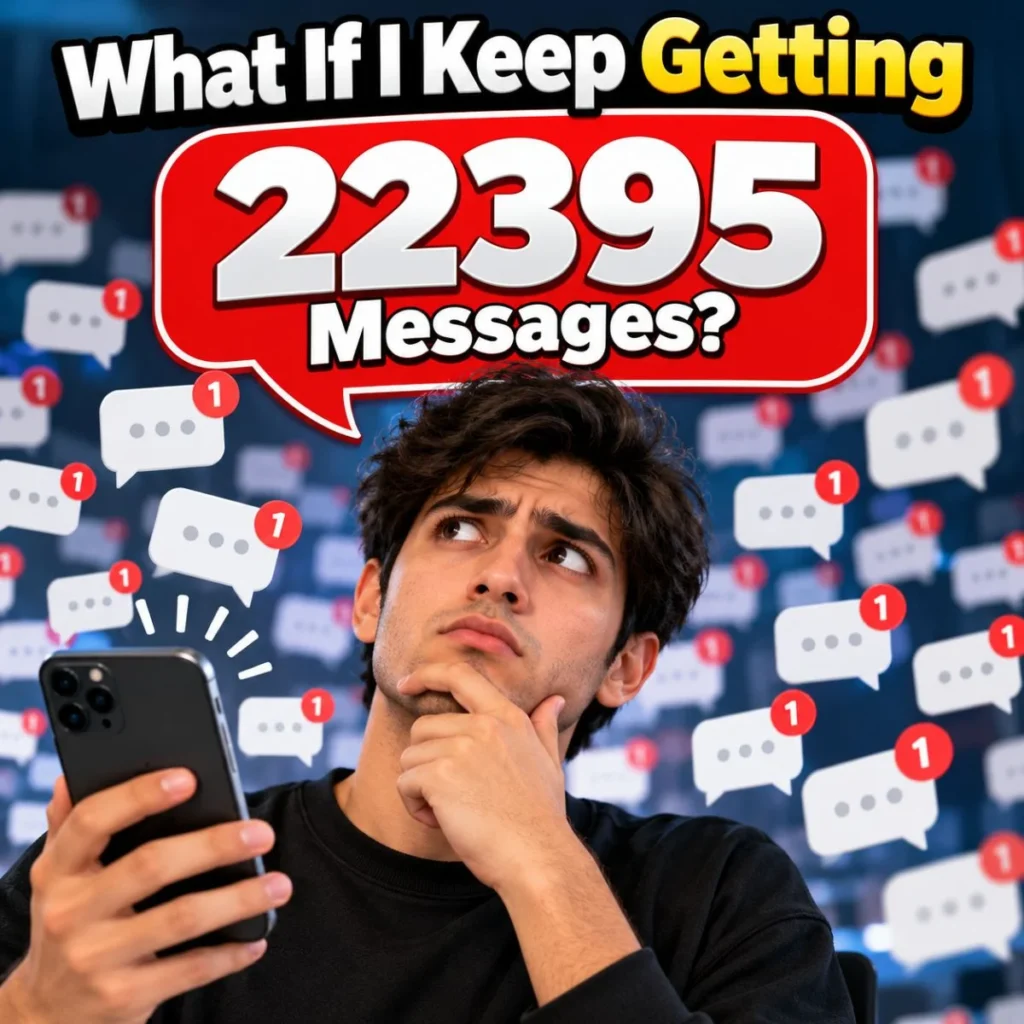 What happens when you keep receiving 22395 messages on your phone with constant notifications